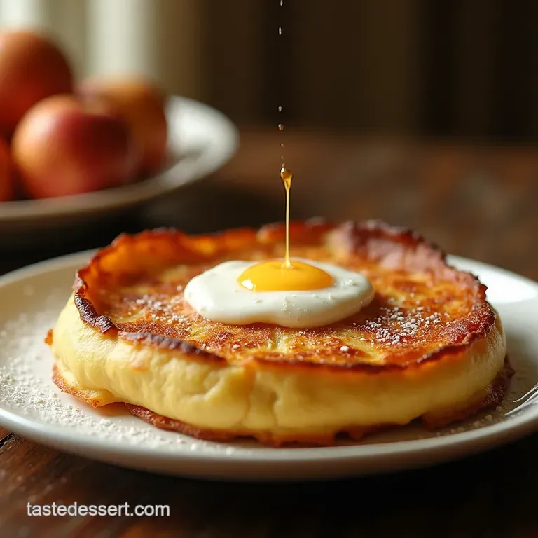 The Puffy Perfection Classic Skyhigh Dutch Baby Pancake presentation