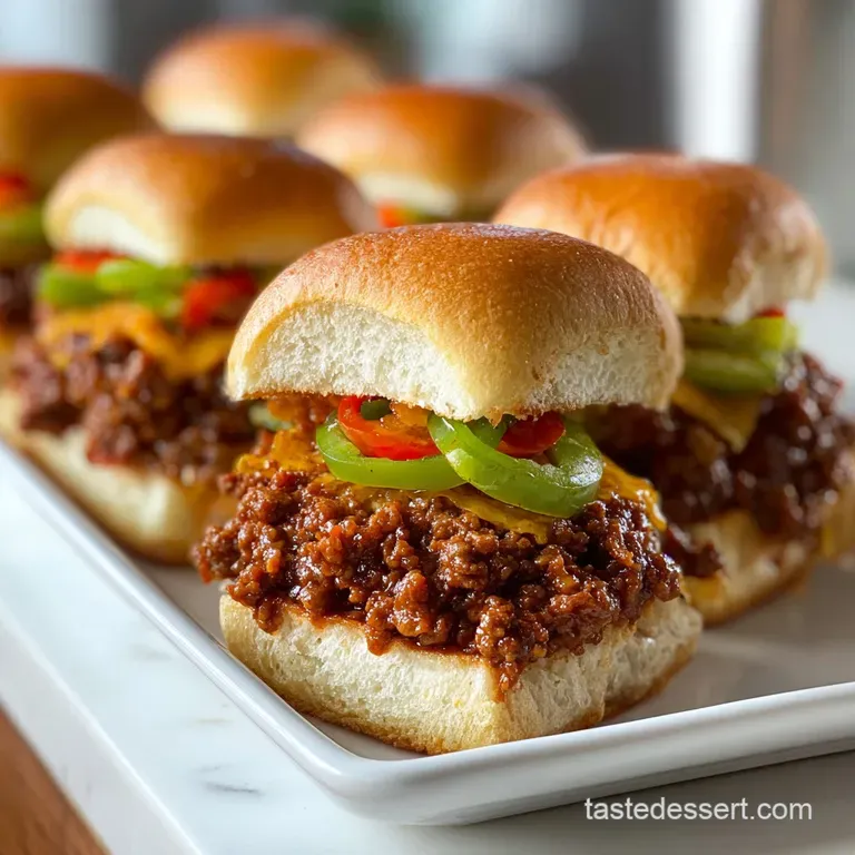 Sloppy Joe Sliders: Crowd-Pleasing Snack