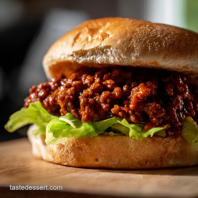 Sloppy Joes Gone Gourmet the Ultimate Ground Beef Sandwich presentation