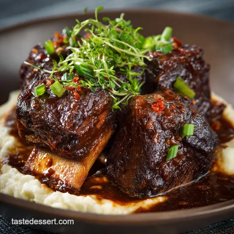 Bbq Short Ribs: Ultimate Melt-In-Your-Mouth Braised Recipe presentation