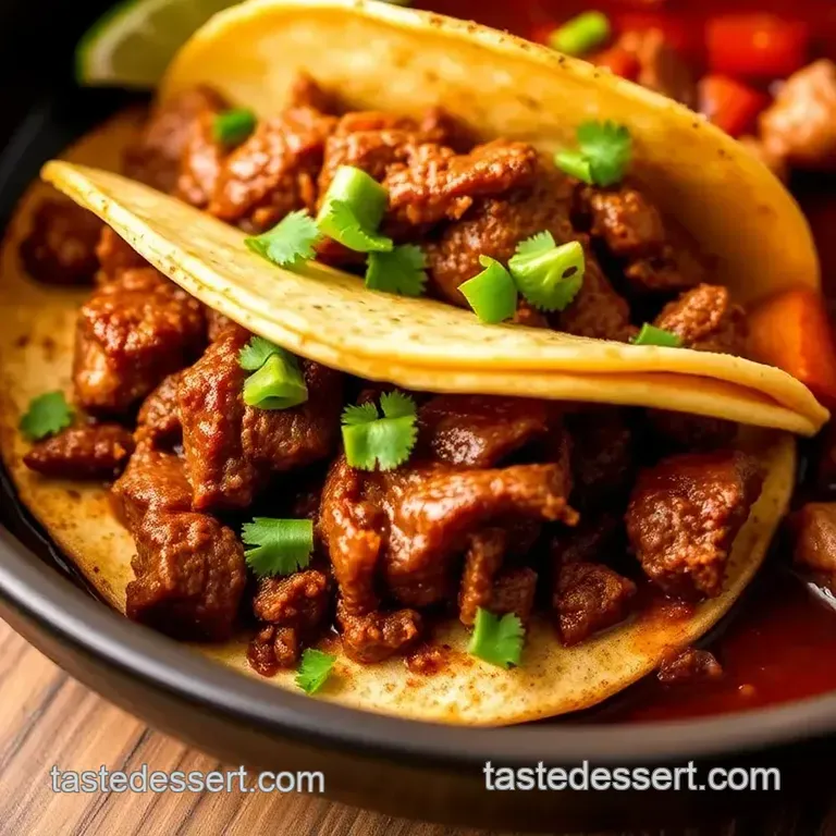 Slow Cooked Beef Tacos with Bold Flavors presentation