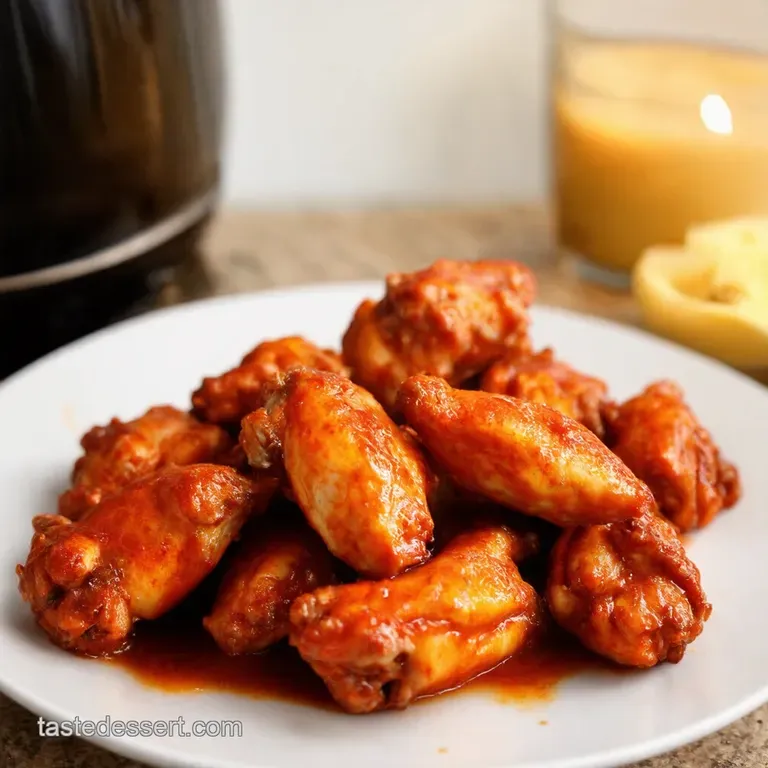 Slow Cooker Buffalo Wings Falloffthebone Perfection presentation