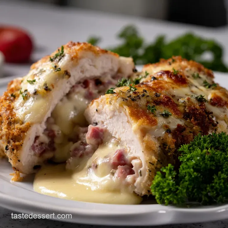 The Best Slow Cooker Chicken Cordon Bleu The