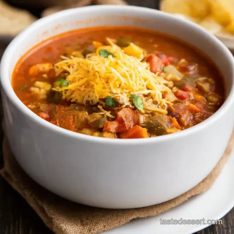 Slow Cooker Fiesta Taco Soup a Dumpandforget Delight presentation