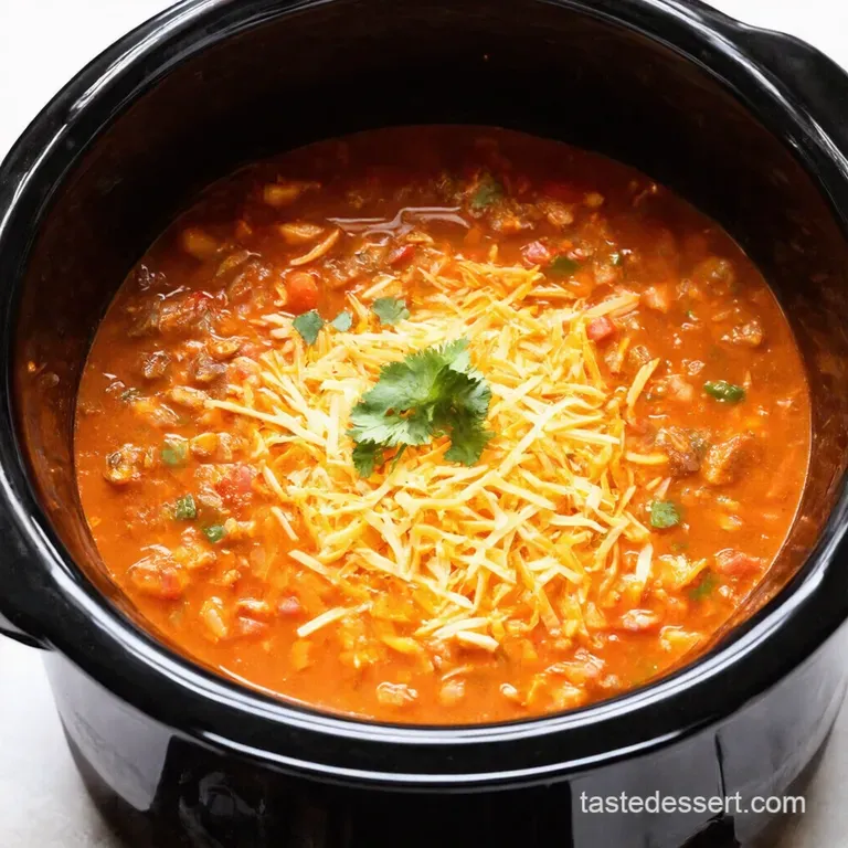 Slow Cooker Fiesta Taco Soup A DumpandForget Delight