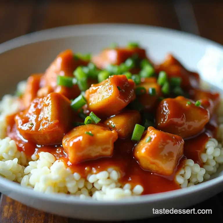 Slow Cooker General Tsos Chicken