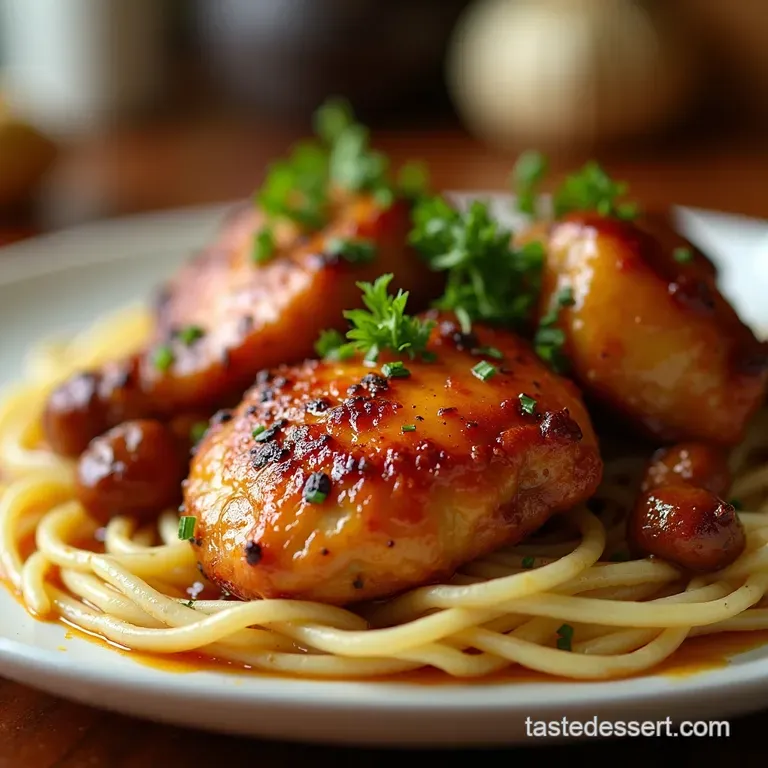 Sticky Simple Slow Cooker Honey Garlic Chicken That Does All the Work presentation