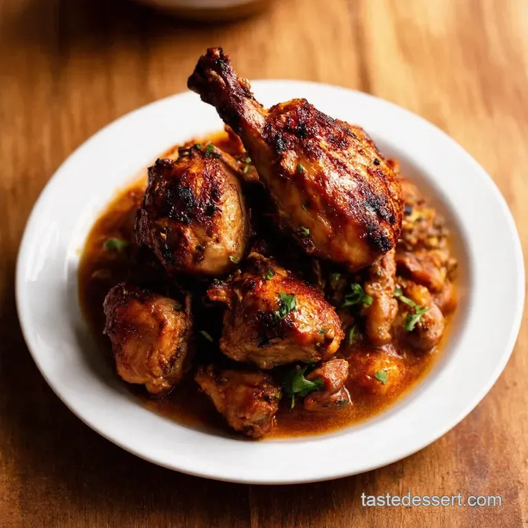 Slow Cooker Jerk Chicken Island Vibes Without the Jet Lag presentation