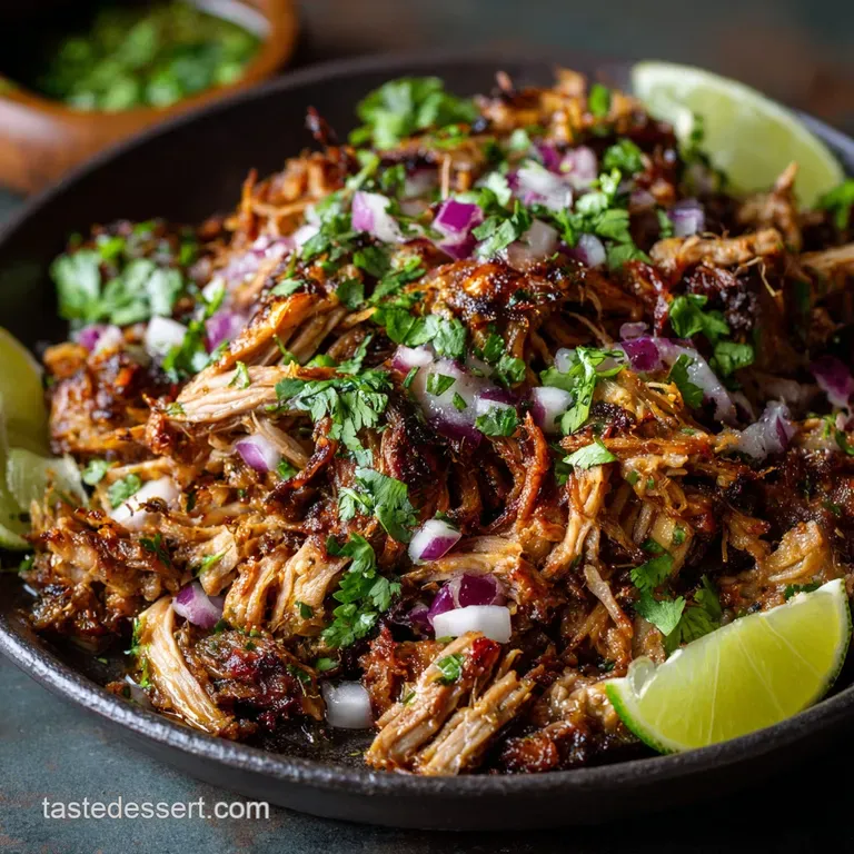 Slow Cooker Pork Carnitas: the Ultimate Crispy Mexican Pulled Pork presentation