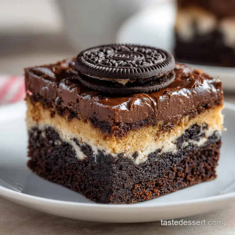 Slutty Brownies: Triple-Layer Oreo Dessert