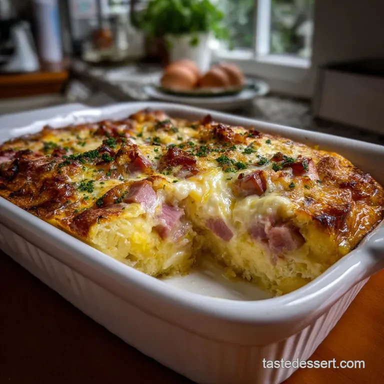 Small Batch Ham Potato Breakfast Casserole: Creamy Perfect