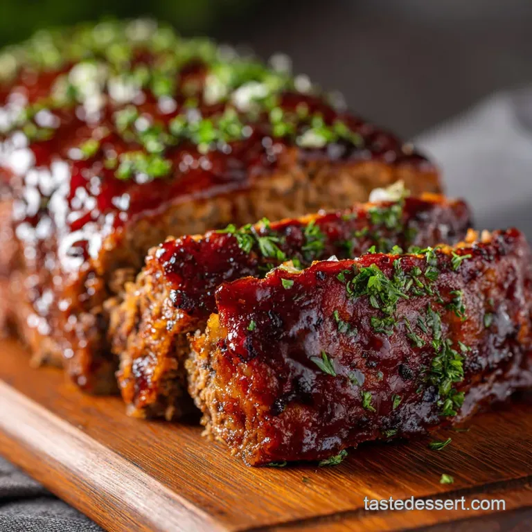Smoked Meatloaf with Sticky Bourbon Glaze