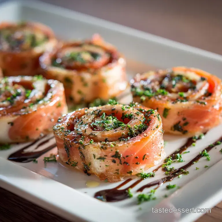 Effortless Elegance Smoked Salmon and Zesty Herb Pinwheels