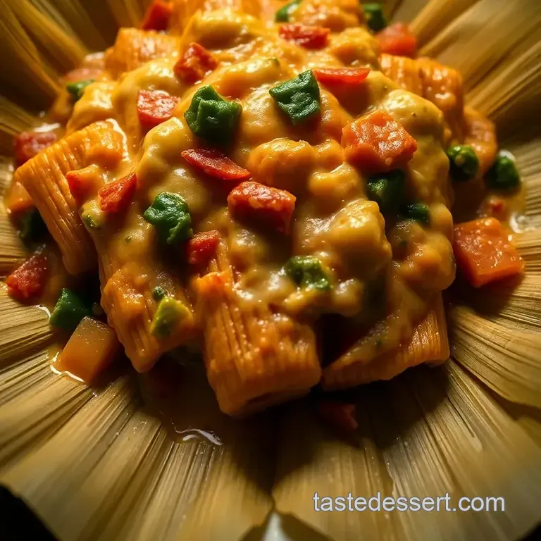 Smoky &amp Creamy Tamales de Rajas presentation