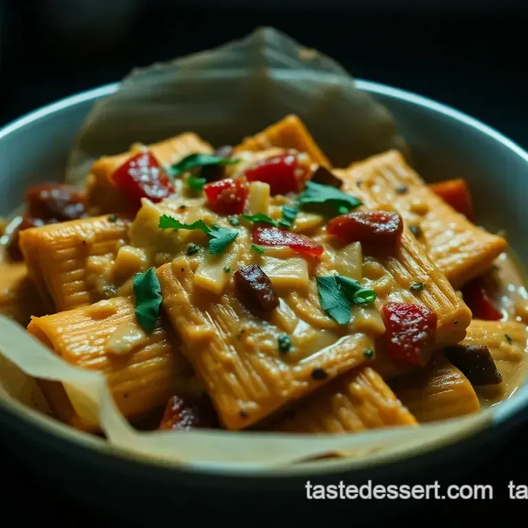 Smoky & Creamy Tamales de Rajas