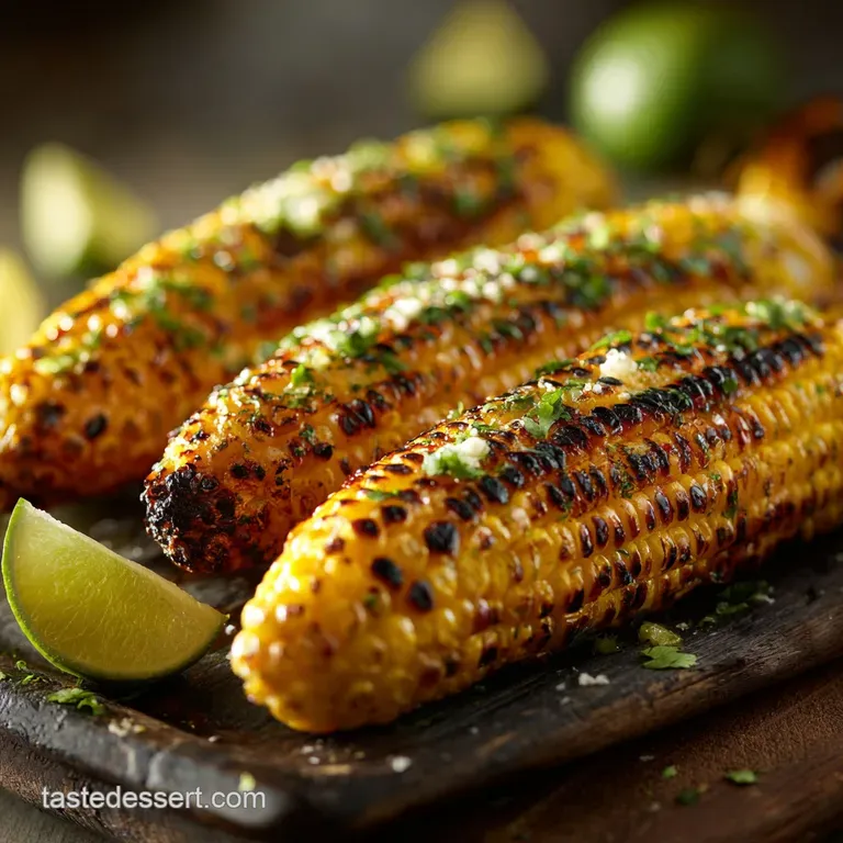 Grilled Corn with Smoky Lime Butter: the Best Bbq Side Dish presentation