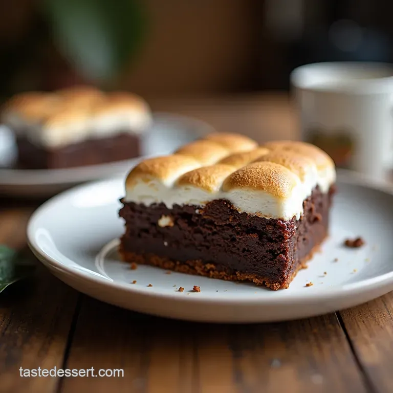 Smores Brownie Bars Campfire Comfort Kitchen Easy