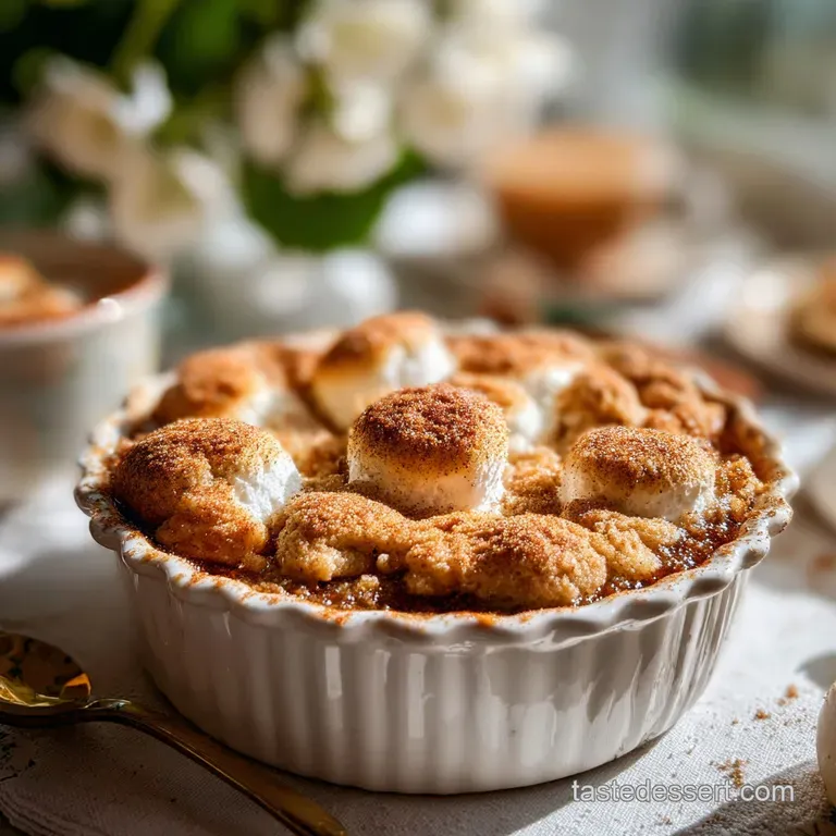 Snickerdoodle Cobbler: Shattering Crust