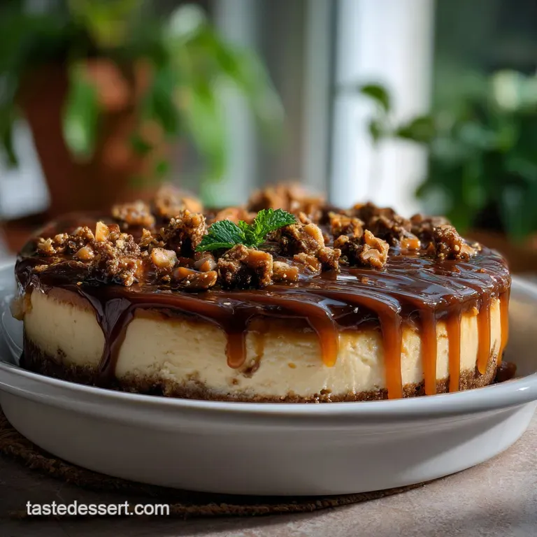Snickers Cheesecake: No-Bake Dream