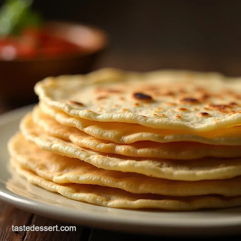 The Proper Batch Soft Supple Homemade Flour Tortillas presentation