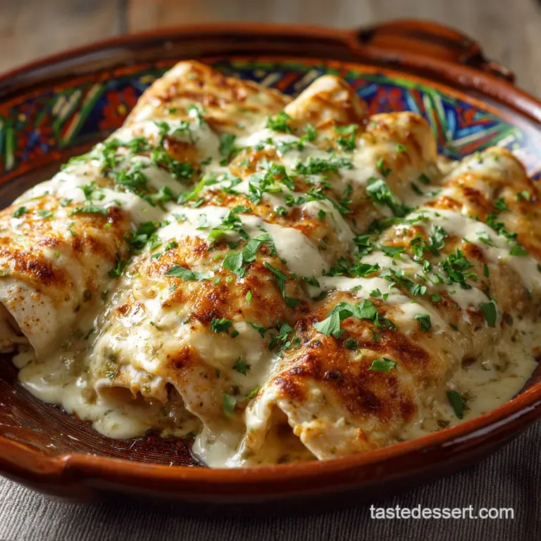 Sour Cream Chicken Enchiladas: Best Recipe for Creamy Comfort Food presentation