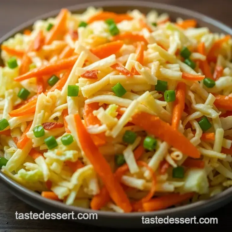 Southern Comfort: Popeyes-Style Cole Slaw presentation