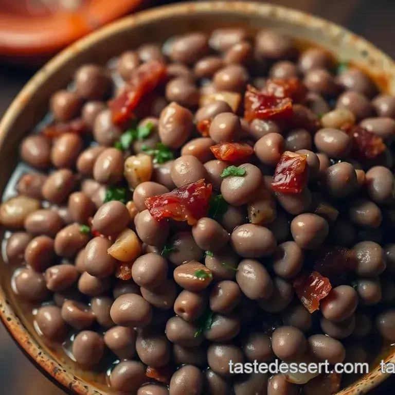 Delicious Southern-Style Purple Hull Peas with Bacon and Herbs