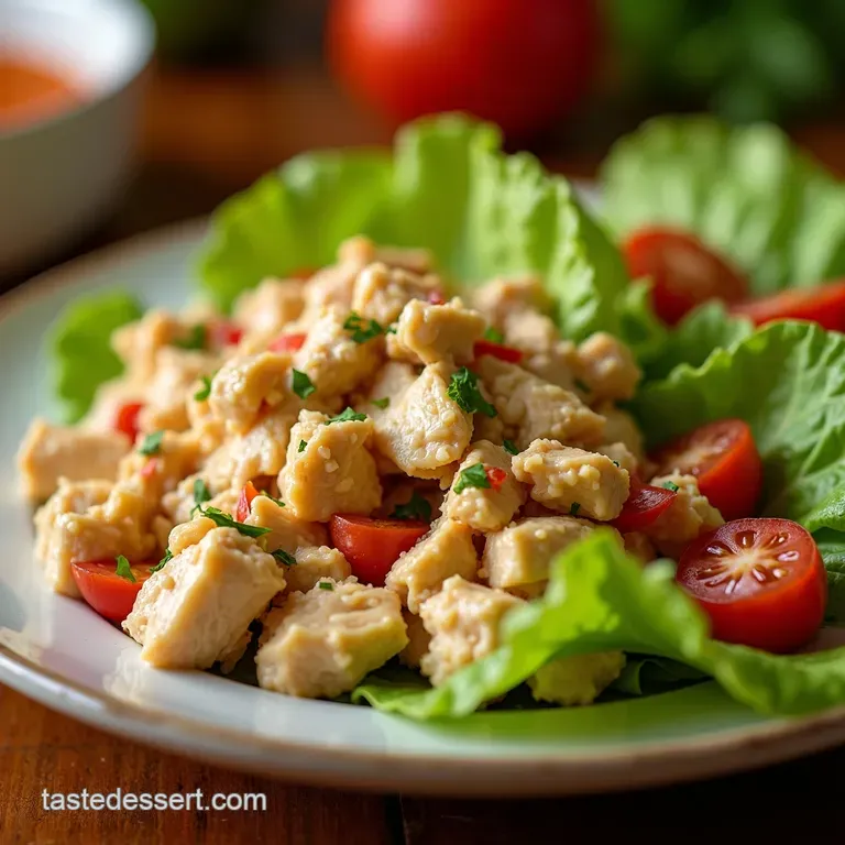 Speedy Chicken Salad Your Goto Lunchtime Winner presentation