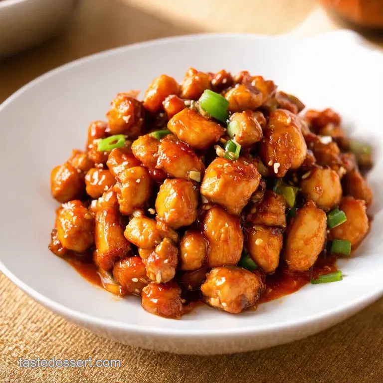 Speedy Kung Pao Ground Chicken