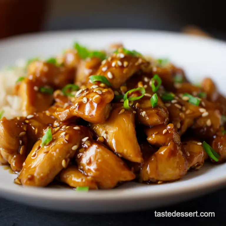 Speedy Weeknight Teriyaki Chicken presentation