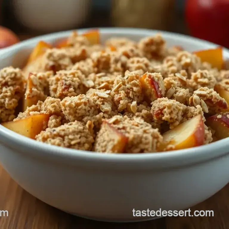 Spiced Baked Apples with Crumble Topping