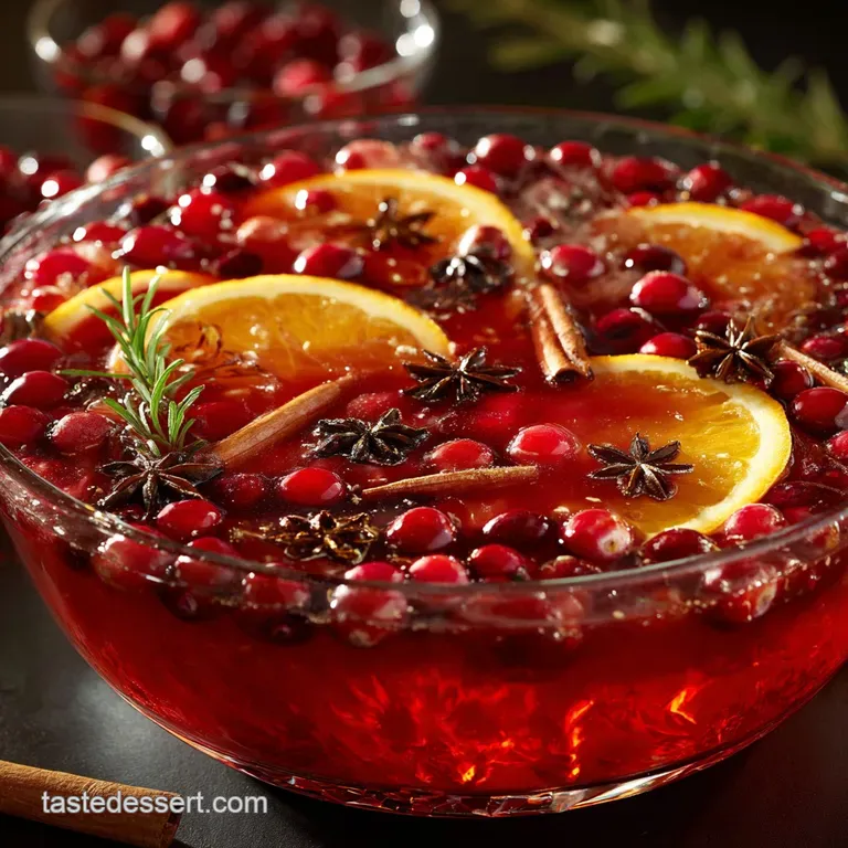 Christmas Punch: The Easy Spiced Cranberry Orange Recipe