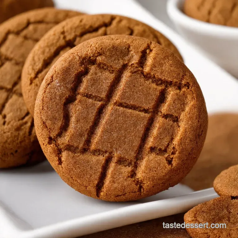 Spiced Molasses Cookies My OldFashioned Crinkle Recipe