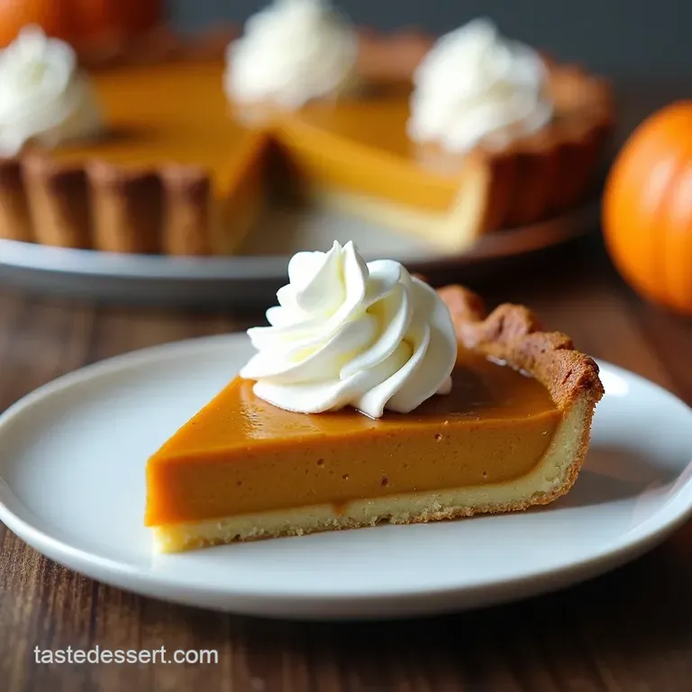 Spiced Gingersnap Pumpkin Tart My Easy Fall Dessert