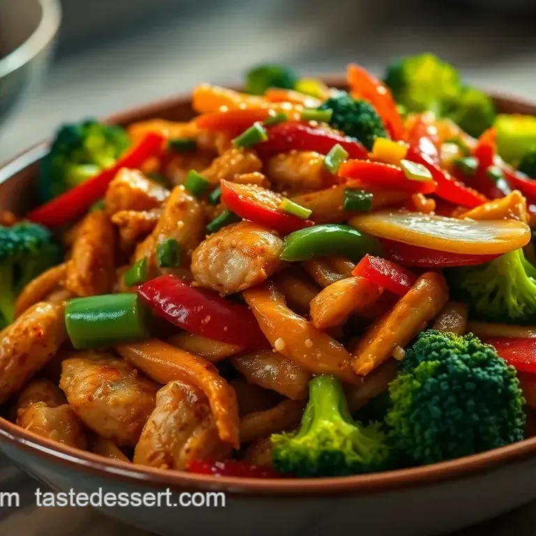 Spicy Hunan Chicken Stir-Fry: A Flavor Explosion from China