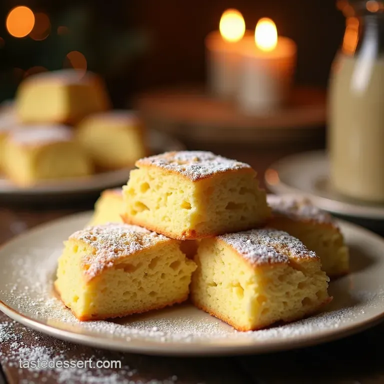 Spiked Eggnog Scones presentation