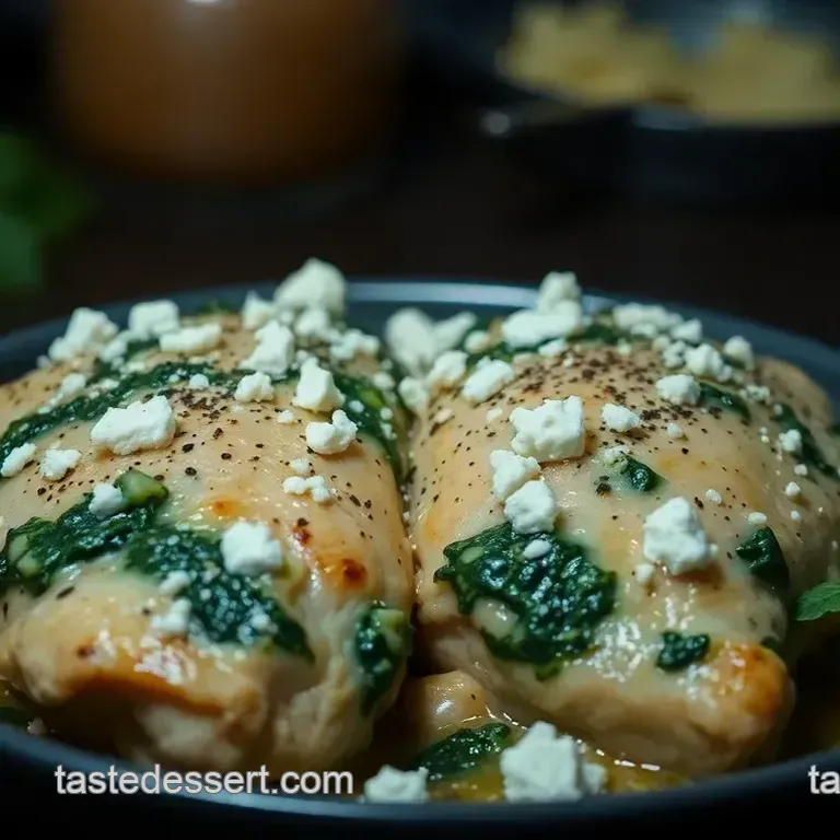 Spinach & Feta Stuffed Chicken Breasts