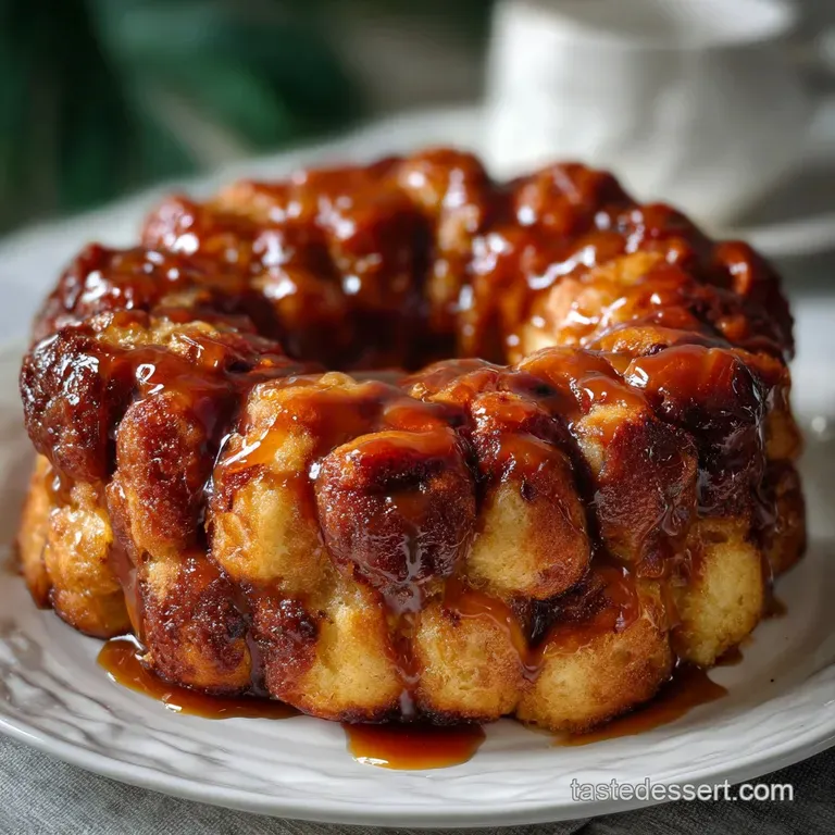 Monkey Bread: the Ultimate Sticky Cinnamon-Caramel Bake presentation