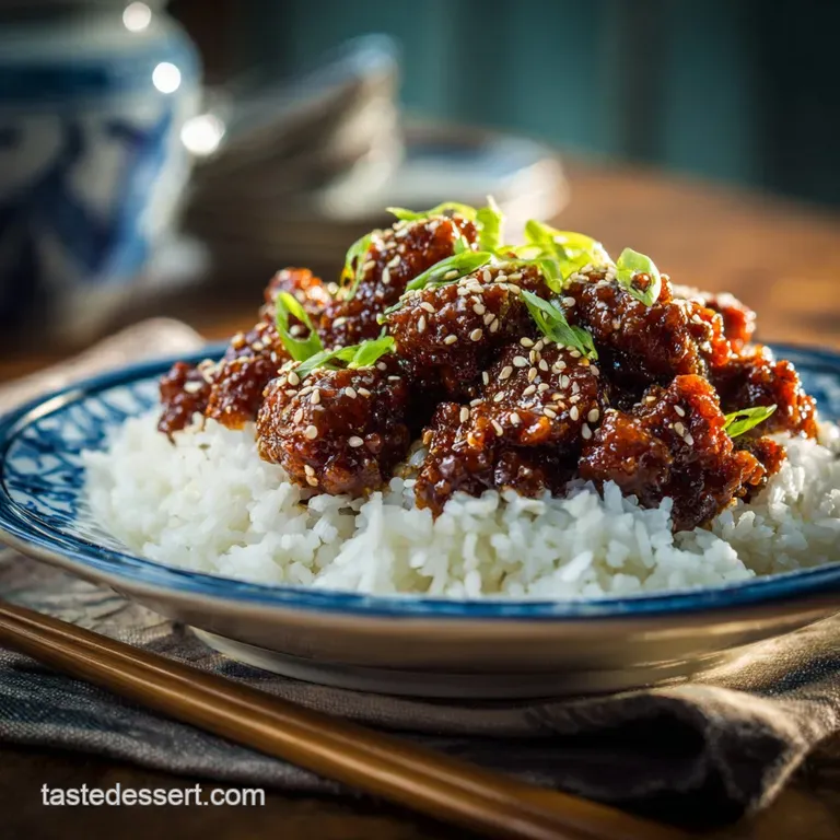 Crockpot Sesame Chicken: Sticky Sweet and Seriously Simple presentation