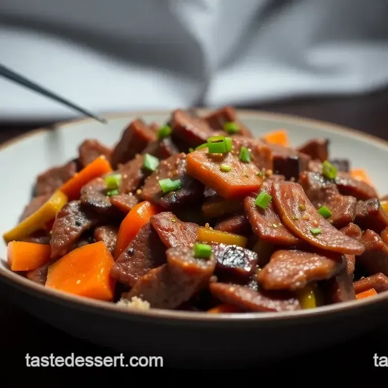 Sticky Rainbow Beef: A Quick and Flavorful Weeknight Wonder