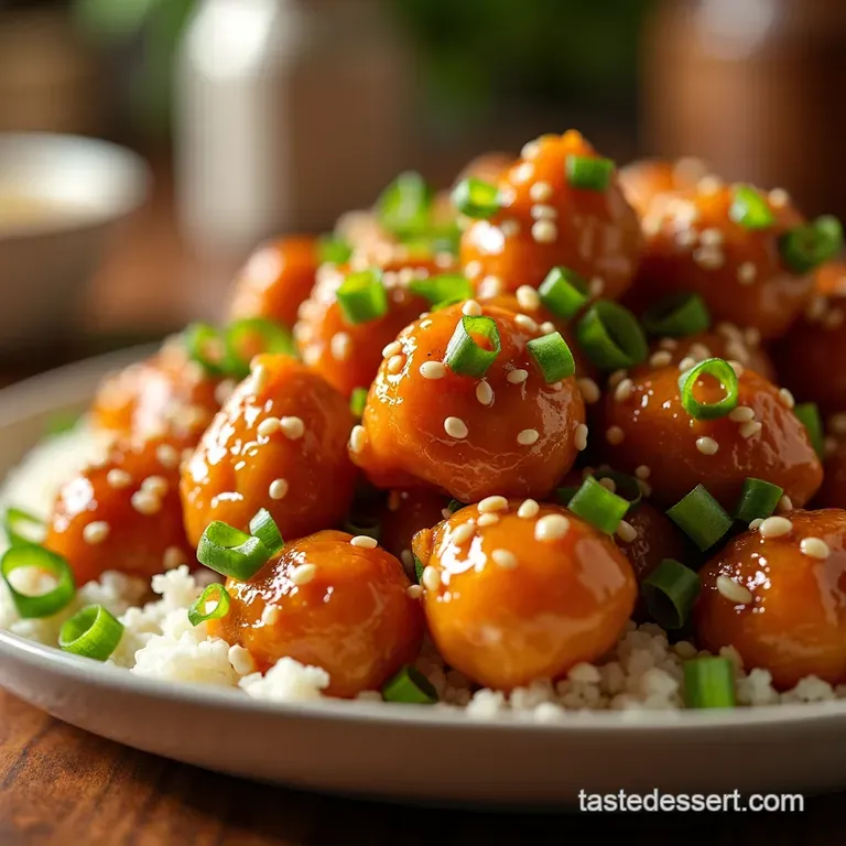 Sticky Sweet Honey Sesame Chicken Better Than Takeout presentation