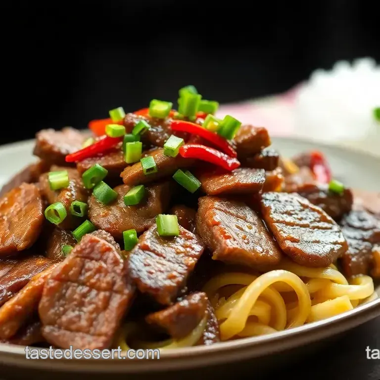 Sizzling Beef Stir-Fry with Fiery Vermenchilli Sauce
