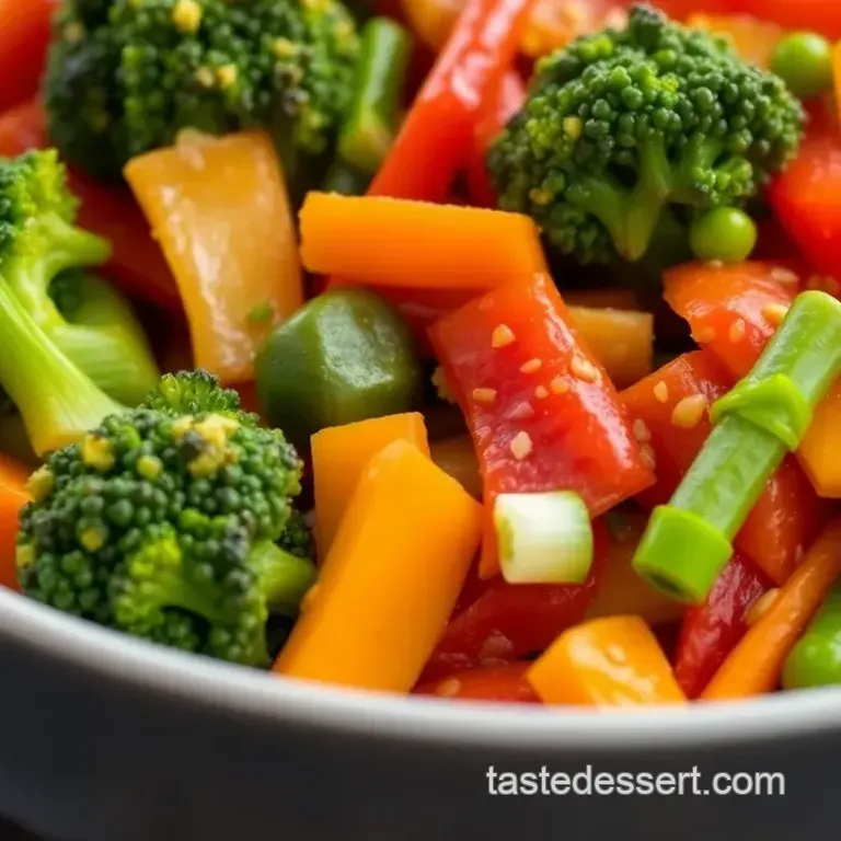 Quick and Colorful Veggie Stir-Fry in 25 Min presentation