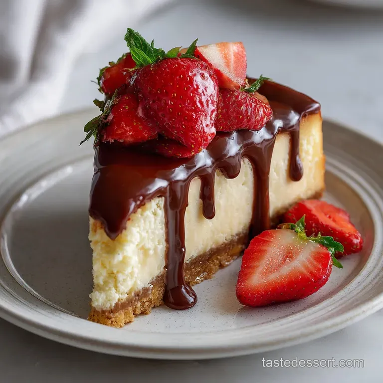 Chocolate Covered Strawberry Cheesecake Recipe