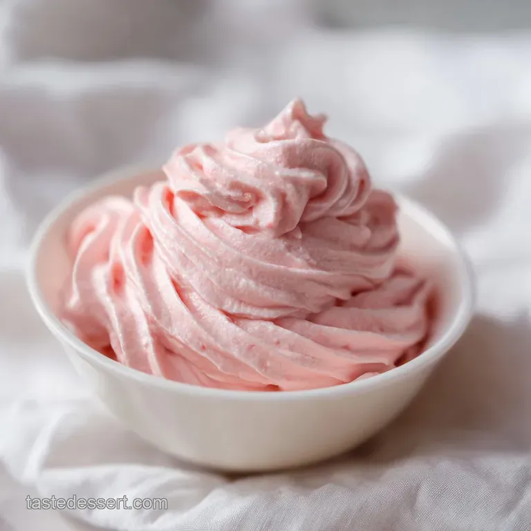 Strawberry Cream Cheese Frosting: Stable and Velvety