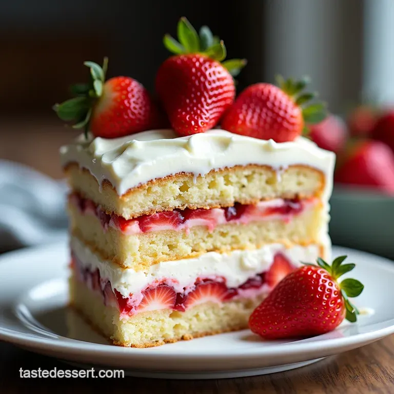 The Ultimate Victoria Sponge Inspired Strawberry Dream Layer Cake