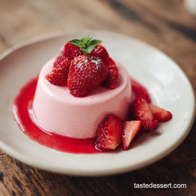 French Strawberry Mousse: Ethereally Light