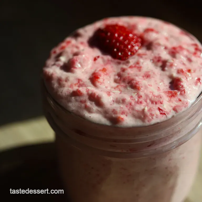 Strawberry Power Smoothie Protein Packed Perfection presentation