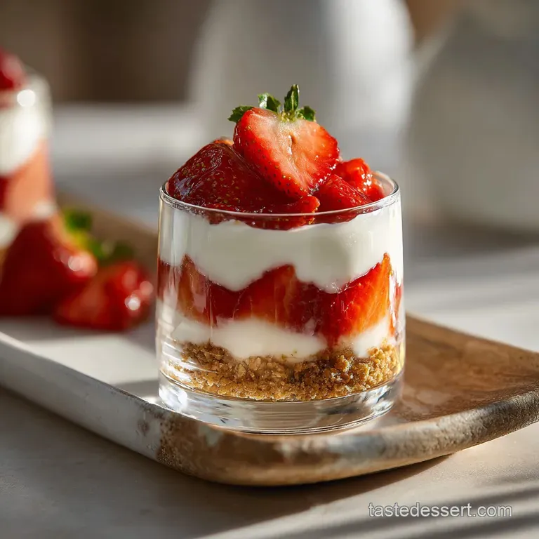 Strawberry Pretzel Parfait: Creamy and Salty