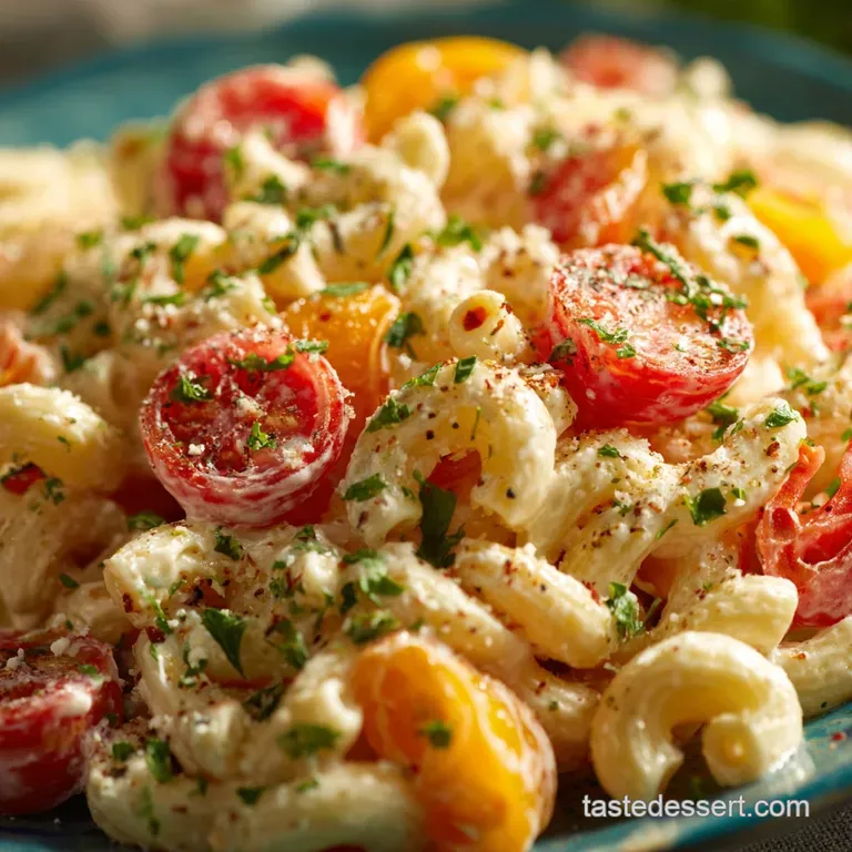 Summer Macaroni Salad with Tomatoes The Creamiest Tangiest Version Ever